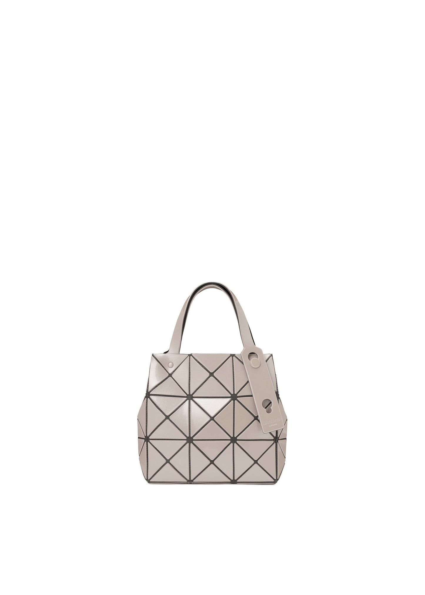 BAO BAO ISSEY MIYAKE CARAT mini handbag in WHITE BEIGE