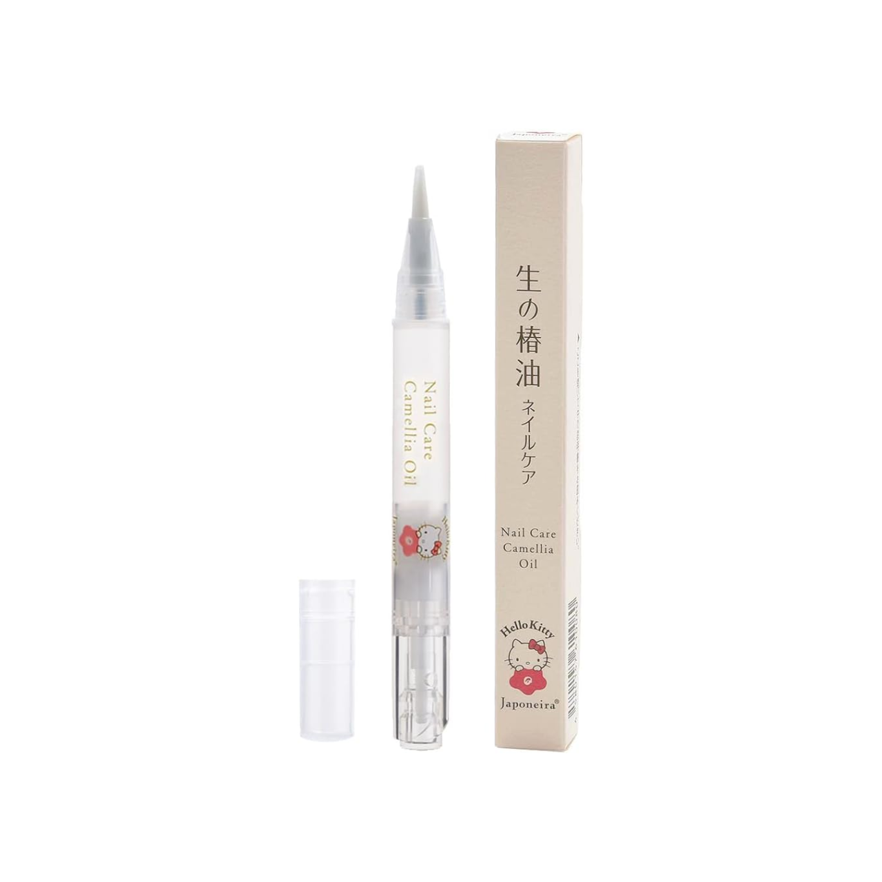 HELLOKITTY | JAPONEIRA Raw Tsubaki Oil Nail Care 2.5mL | Japanese Camellia Oil Pen
