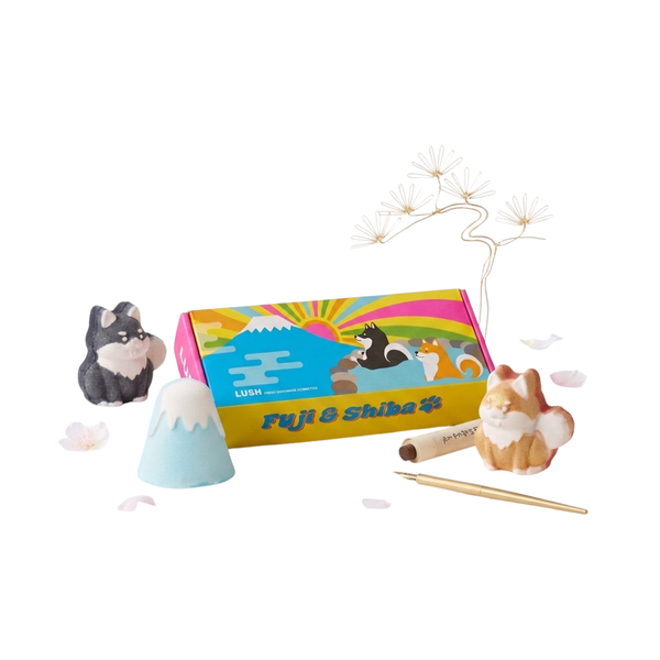LUSH Fuji & Shiba Bath Bomb Gift Set | Japan Limited Edition | 3 Pieces