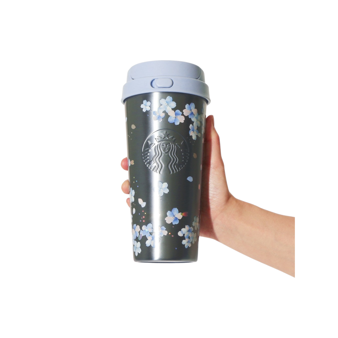 Starbucks SAKURA2026 Bottle 473ml Air Blue Stainless Steel TO GO - Spring Limited Design, Gift