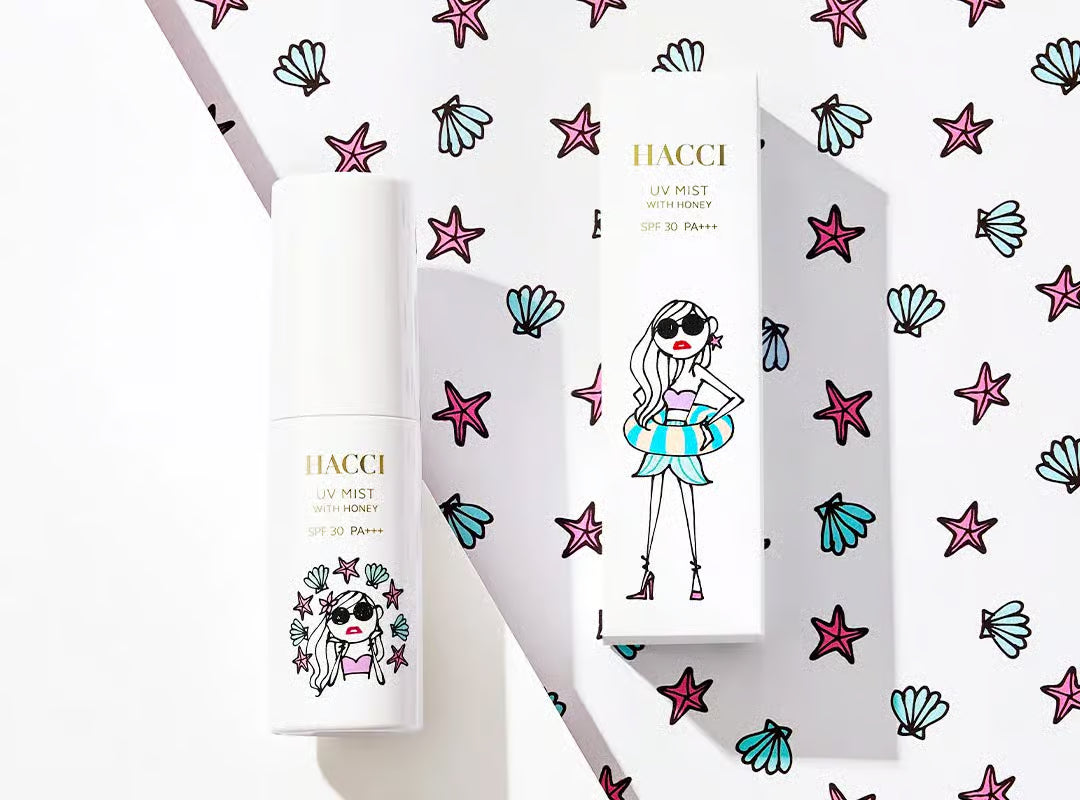 HACCI UV Mist with Honey | SPF30 PA+++ | Disney Collab | Sunscreen Mist | Made in Japan