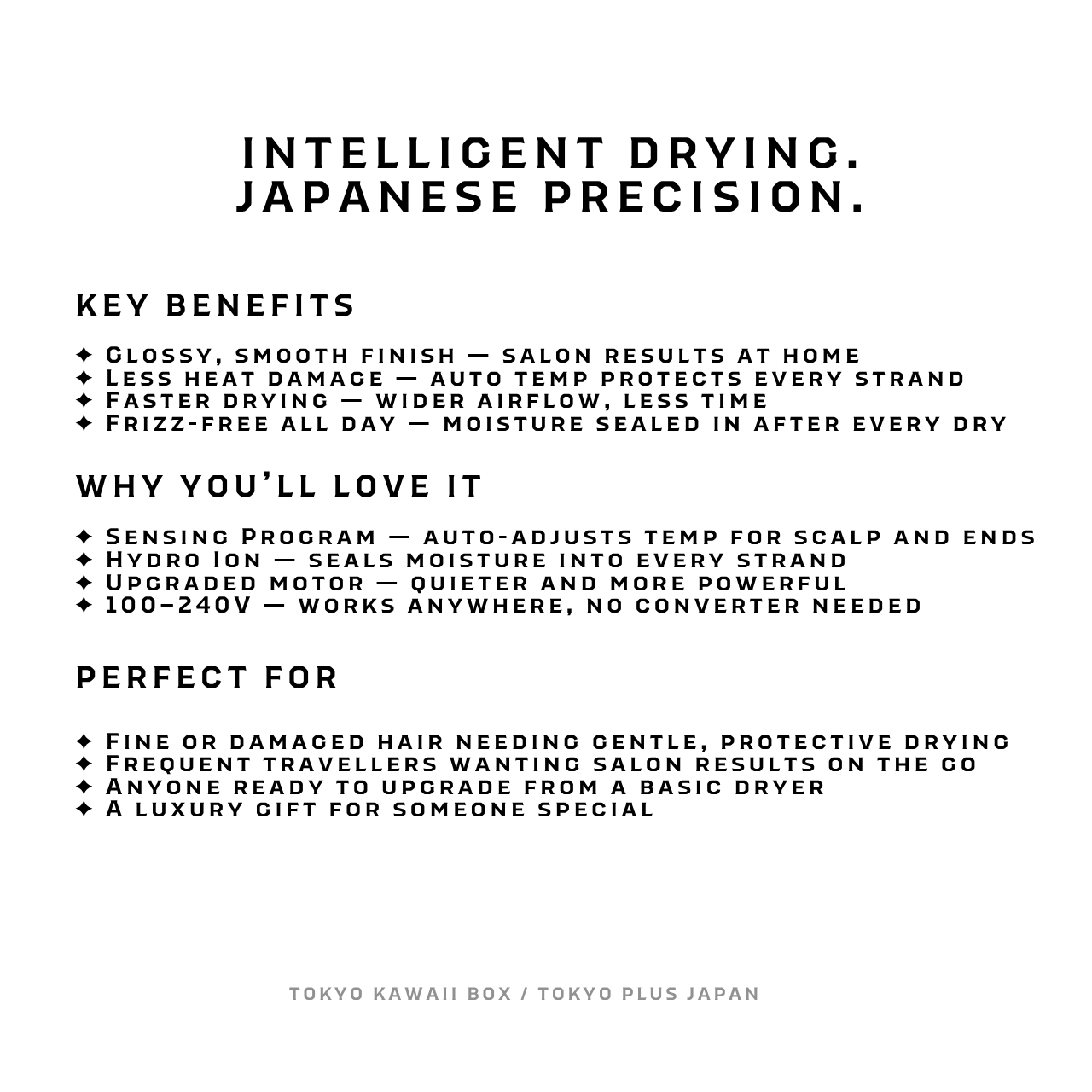 ReFa BEAUTECH DRYER SMART W | Japanese Hair Dryer with Sensing Program & Hydro Ion Technology