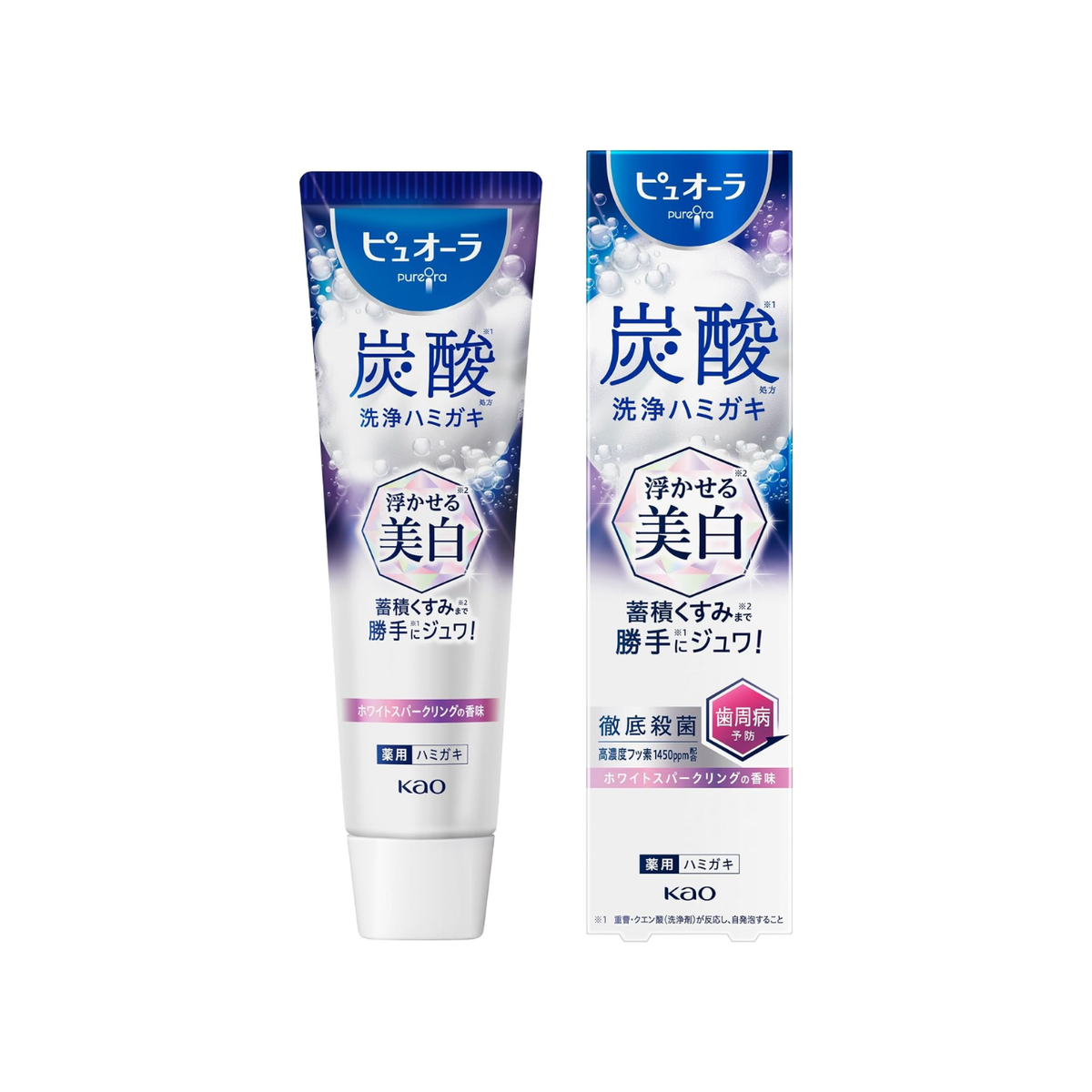 PureOra Carbonated Toothpaste | Whitening Care