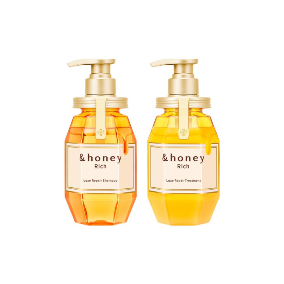 &honey Rich | Luxe Repair Shampoo & Treatment Set + 7 Face Masks