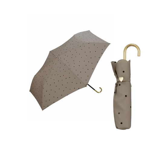 Wpc. Dot Heart Mini Folding Umbrella