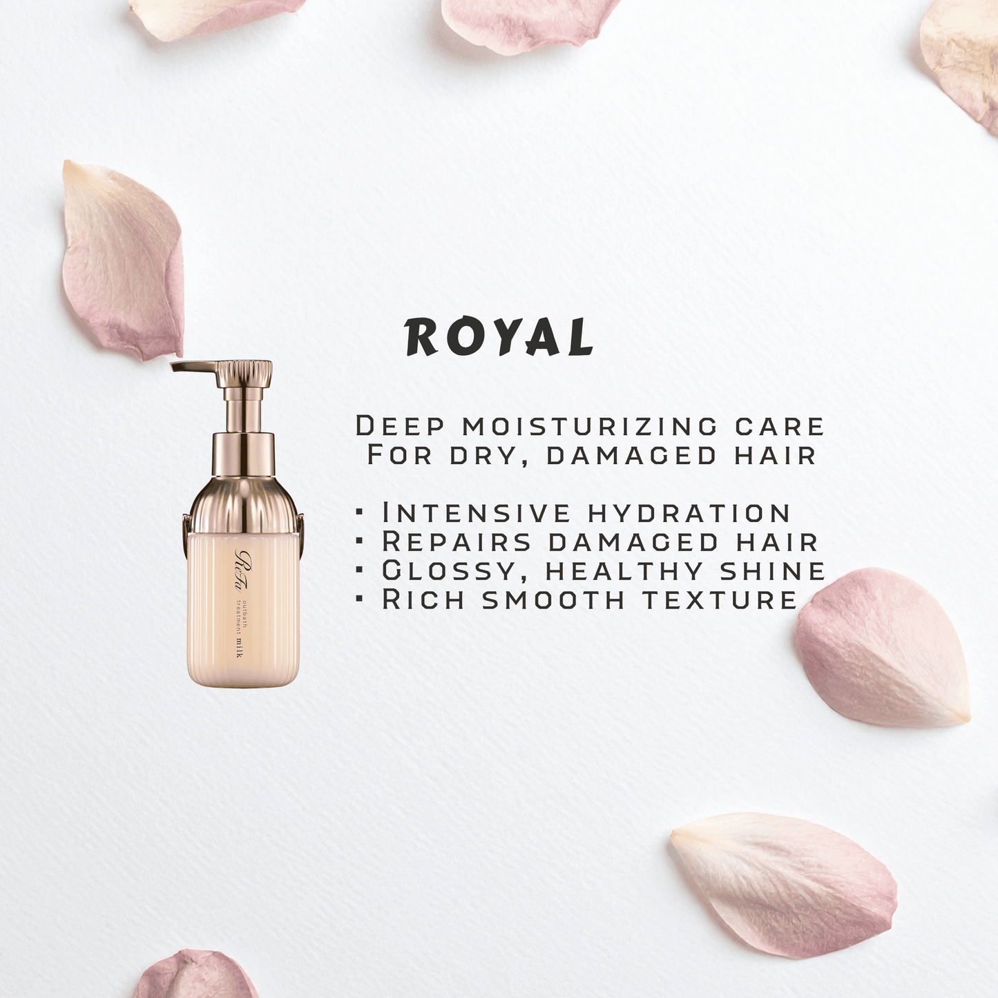 ReFa MILK PROTEIN Leche de tratamiento para el baño | Reparación de cabello japonés premium | 3 tipos