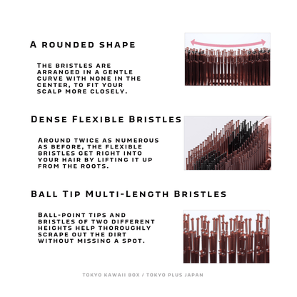 ReFa ION CARE BRUSH PREMIUM | Japanese Scalp Brush with Ion Technology