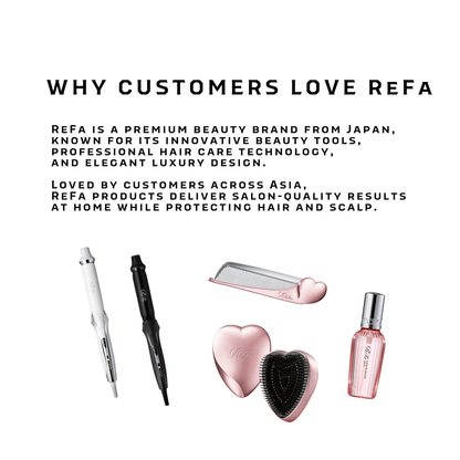 ReFa CURL BLOW IRON | Japanese Roll Brush Hair Iron