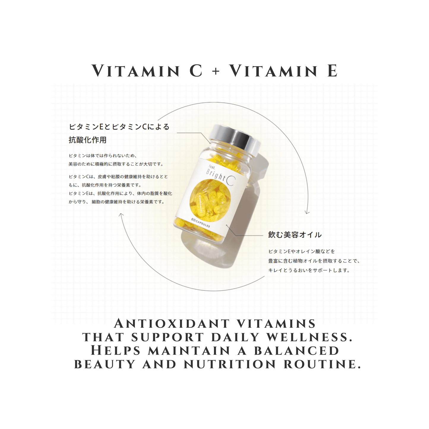 Feat. BRIGHT C | Japanese 8-Hour Slow-Release Vitamin C Capsule