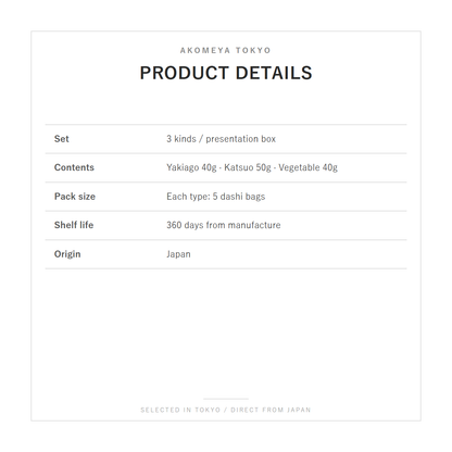 AKOMEYA TOKYO dashi product details