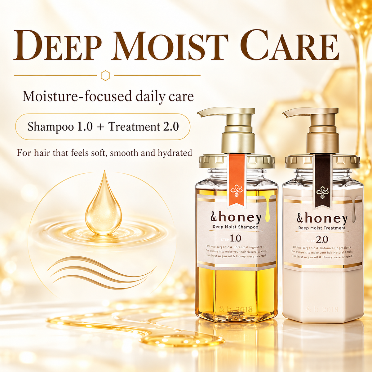 &honey Deep Moist moisture care feature