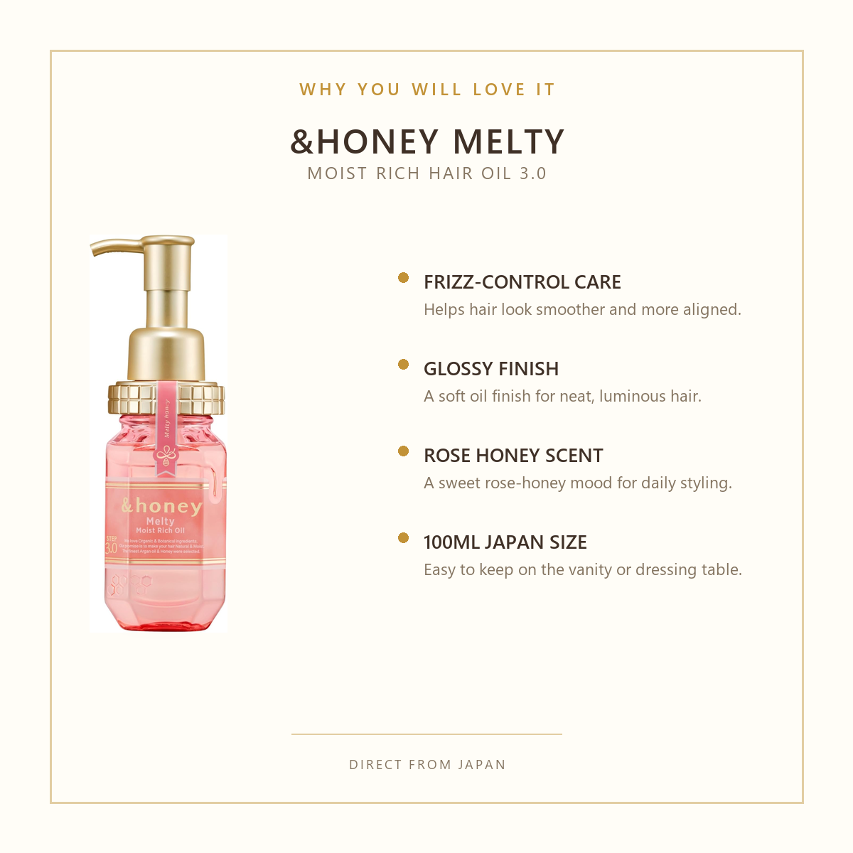 &honey Melty Moist Rich Hair Oil why you will love it