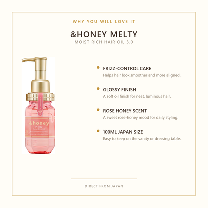 &honey Melty Moist Rich Hair Oil why you will love it