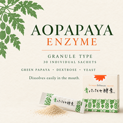 Aopapaya Enzyme granule type visão geral do produto