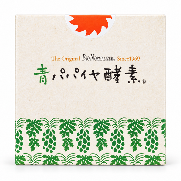 Aopapaya Enzyme granule type 30 sachets on white background