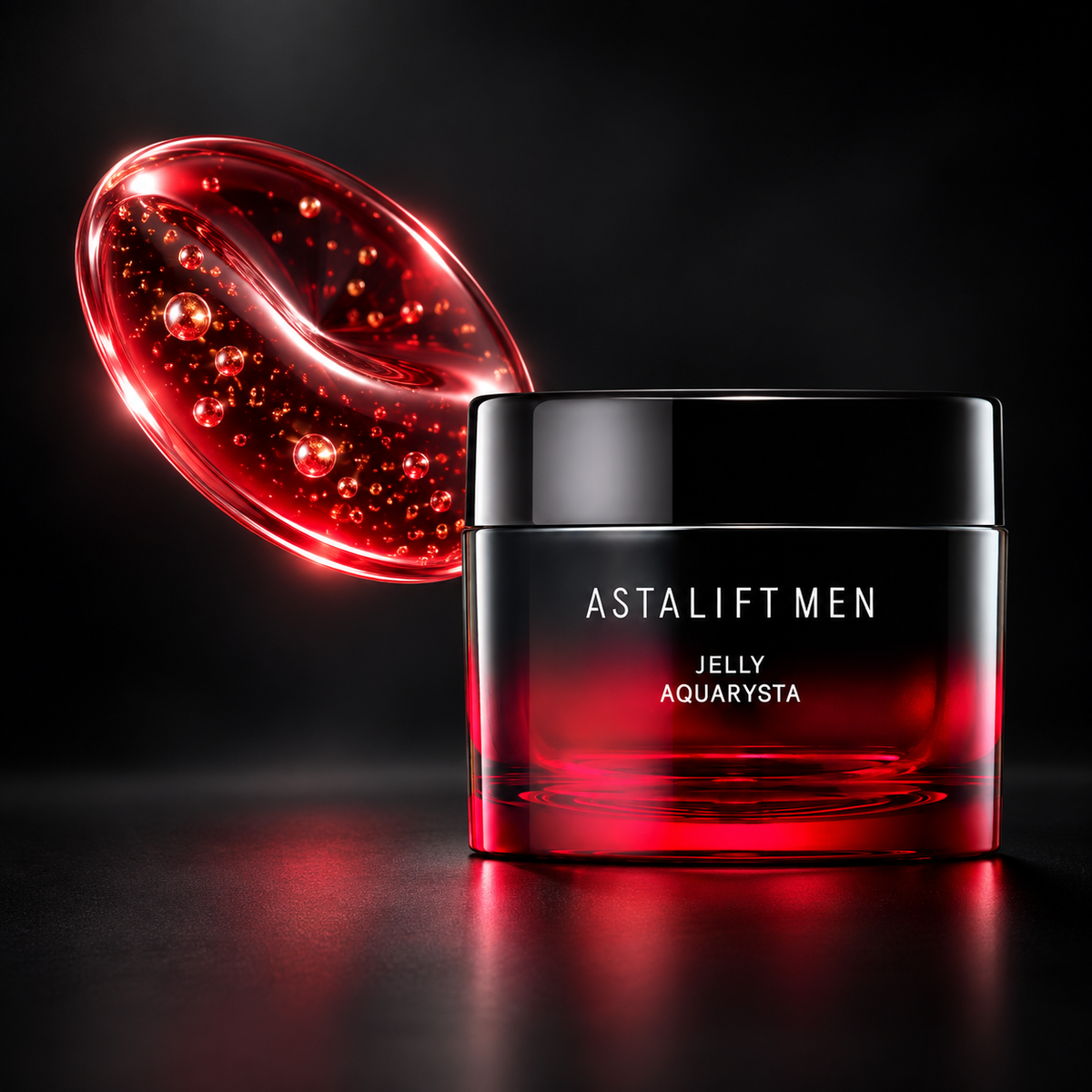ASTALIFT MEN Jelly Aquarysta 60g com elástico rubi geléia característica visual