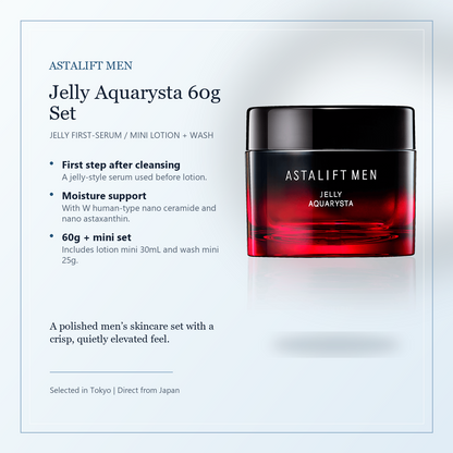 ASTALIFT MEN Jelly Aquarysta 60g set elegant overview image