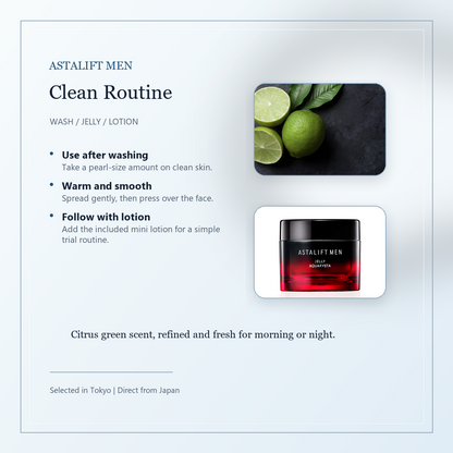 ASTALIFT MEN Jelly Aquarysta routine and scent gallery image
