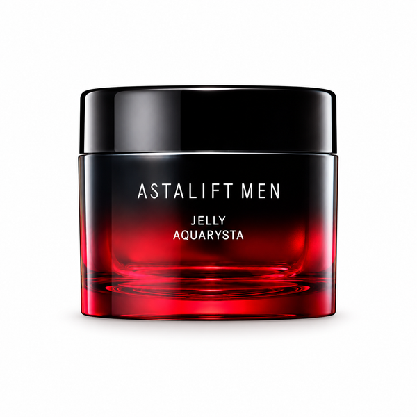 ASTALIFT MEN Jelly Aquarysta 60g jar on pure white background