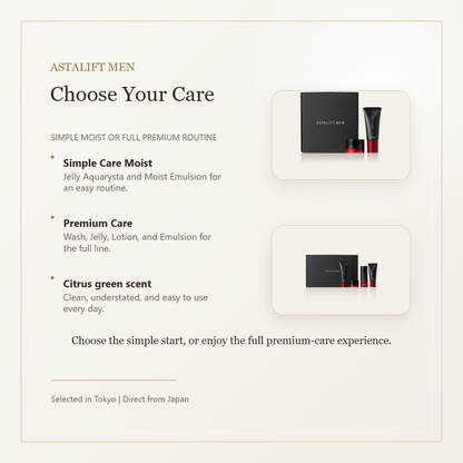 ASTALIFT MEN Starter Kit care options English