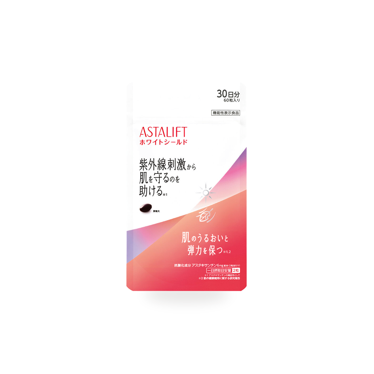 ASTALIFT Supplement White Shield 60 tablets pack