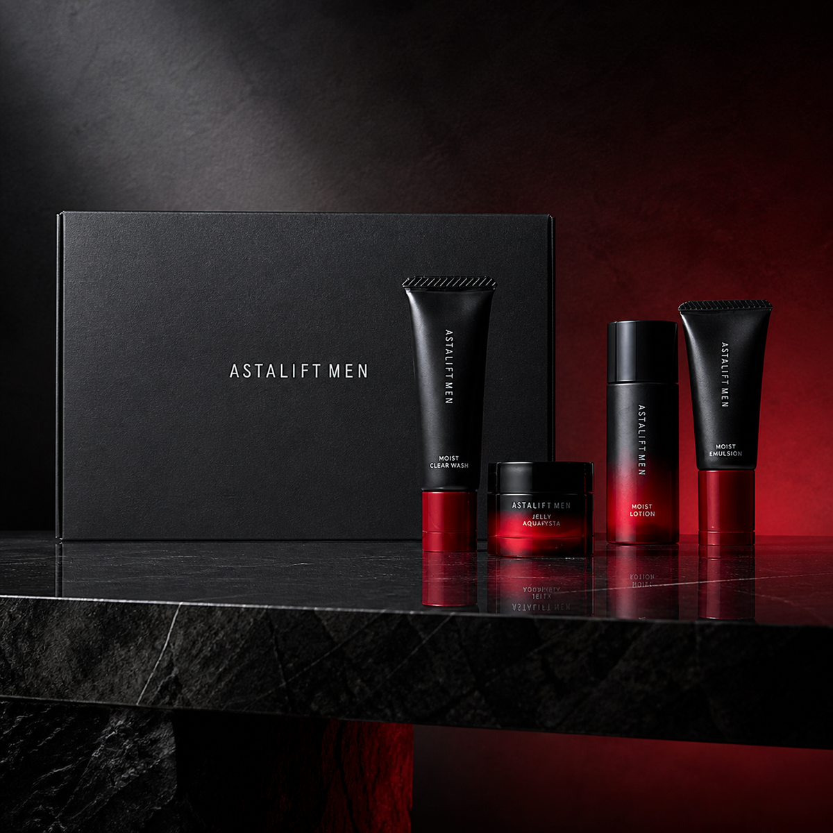 ASTALIFT MEN premium product still life