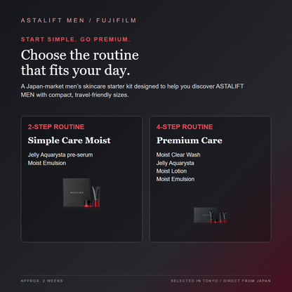 ASTALIFT MEN starter kit options overview