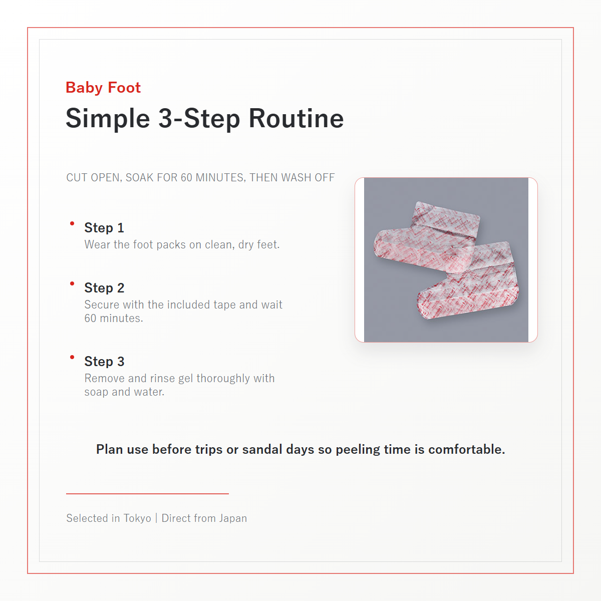 Baby Foot Easy Pack 60 Minute how to use