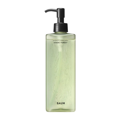 BAUM Aromatic Hand Wash n 300mL Hinoki Forest hand soap bottle from Japan