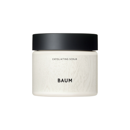 BAUM Exfoliating Scrub 150g Japanese facial scrub jar