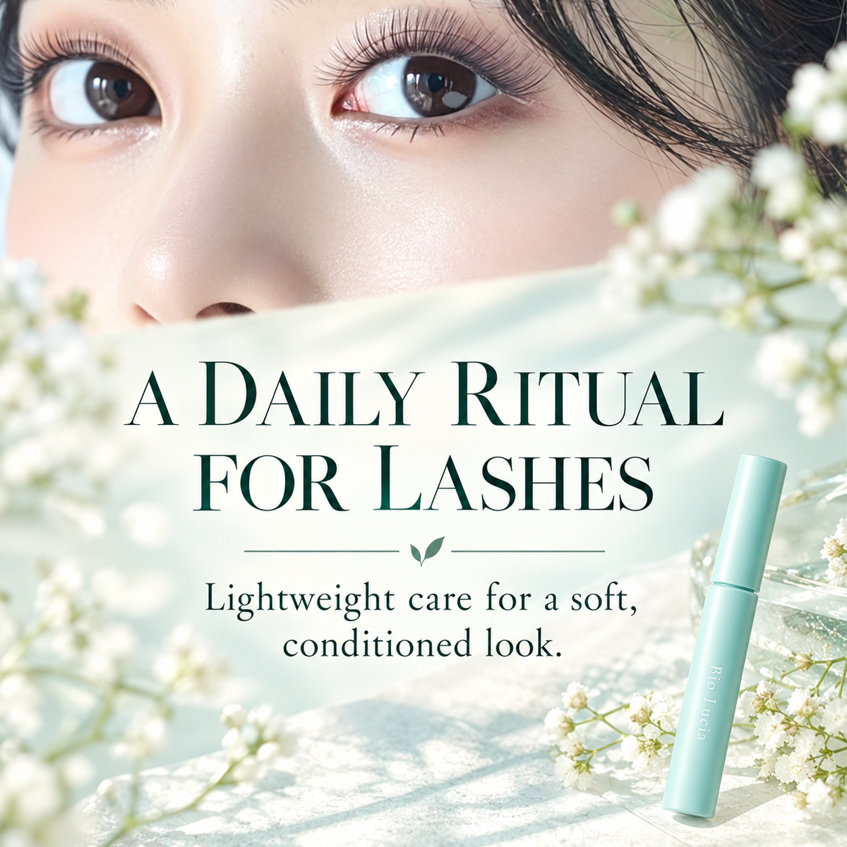 Bio Lucia daily lash care editorial image