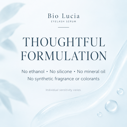 Bio Lucia thoughtful formulation free from selected ingredients