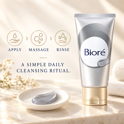 Biore Deep Clay Face Wash daily cleansing ritual