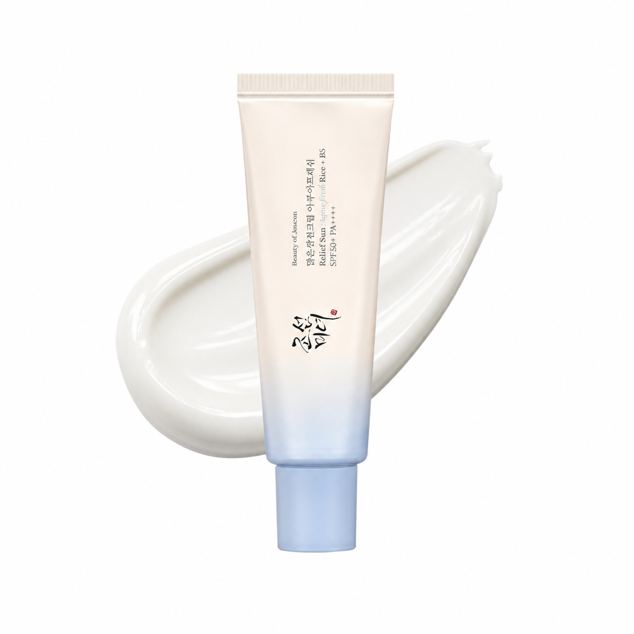 Beauty of Joseon Relief Sun Aqua-Fresh with cream texture background