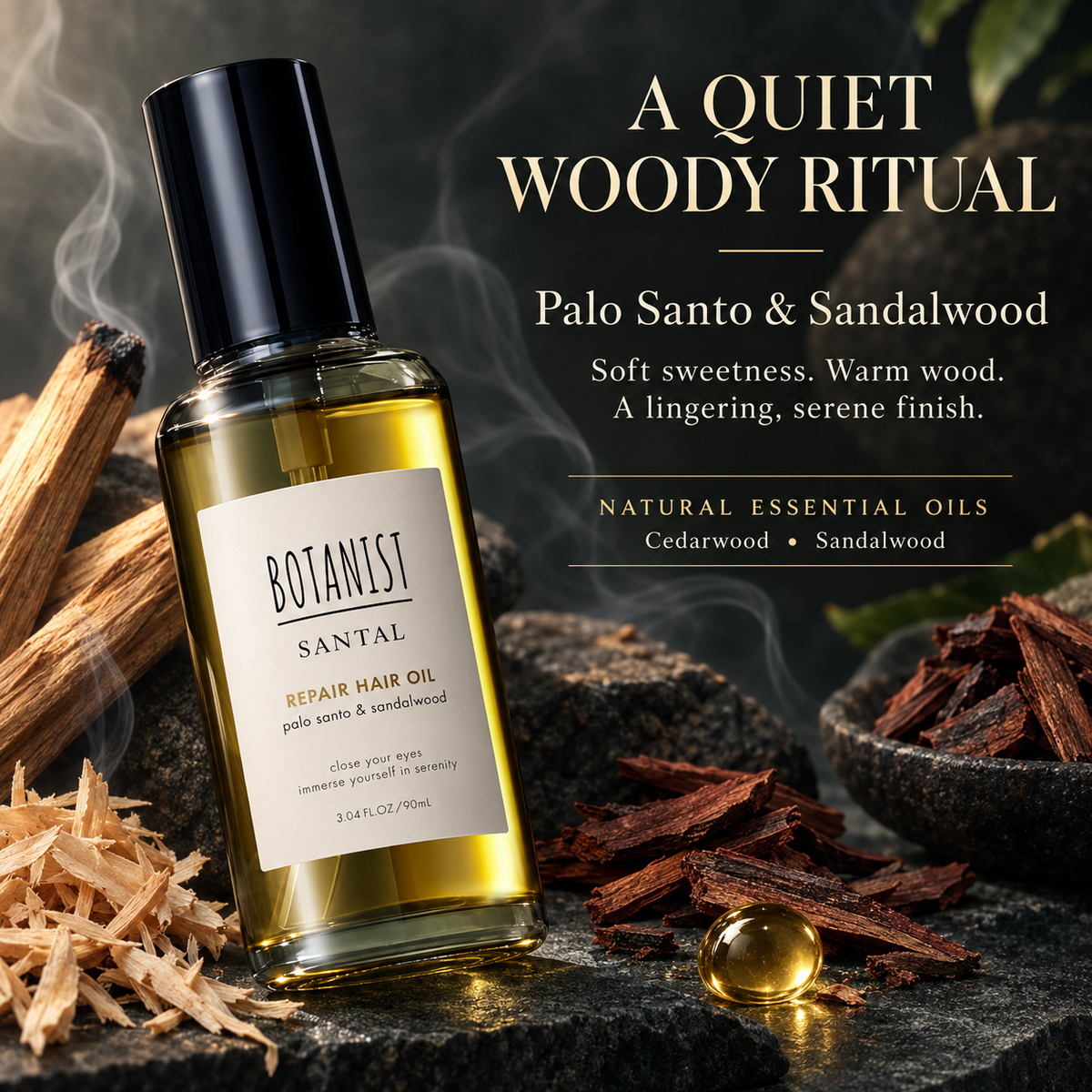 BOTANIST SANTAL Palo Santo and Sandalwood fragrance