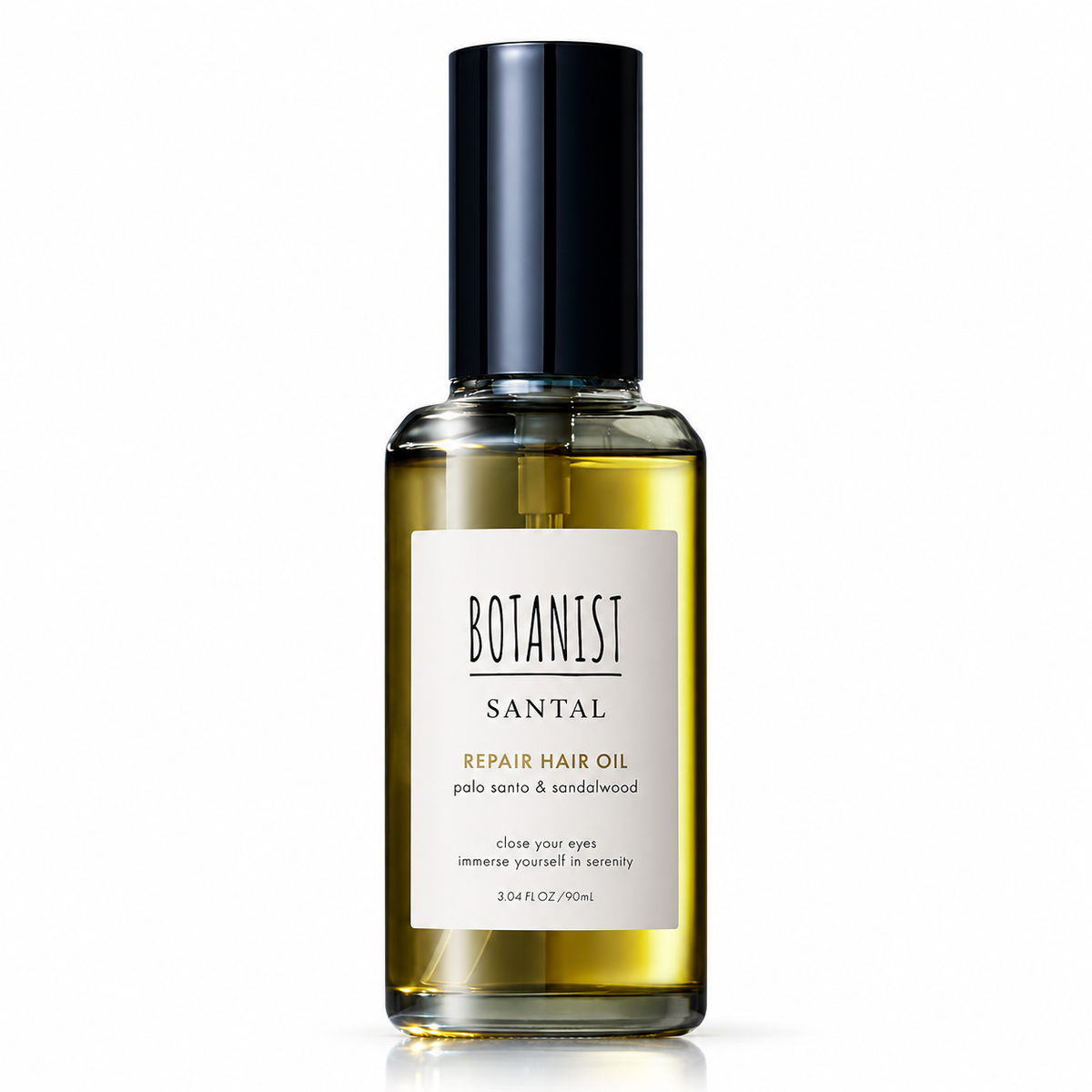 BOTANIST SANTAL Repair Hair Oil 90mL on white background