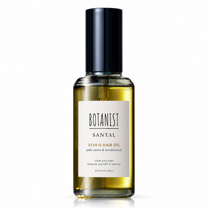 BOTANIST SANTAL Repair Hair Oil 90mL on white background