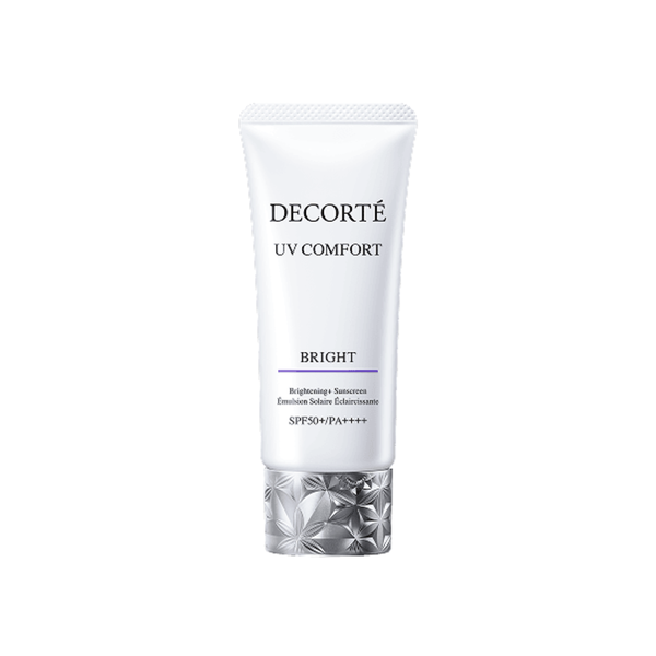 Decorte UV Comfort Bright SPF50+ PA++++ 30mL on white background