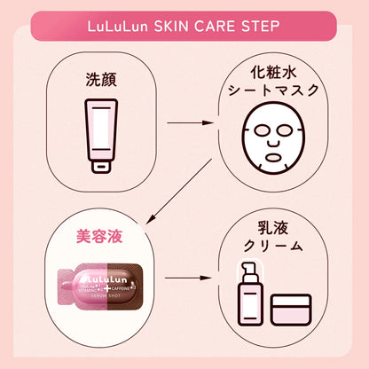 LuLuLun Caffeine Serum Shot 15pcs | Japan PDRN Vitamin C Facial Serum