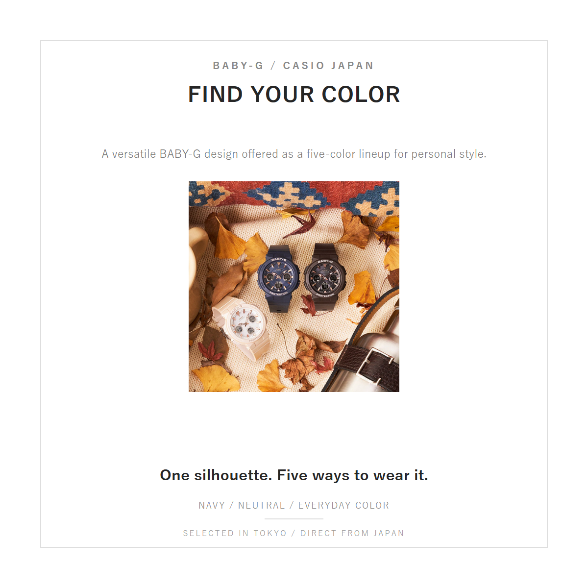Five color collection