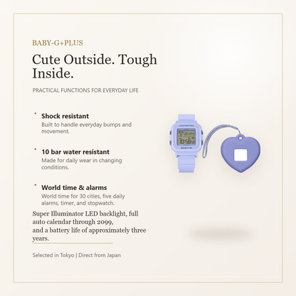 BGD-10KH shock resistant and water resistant digital watch