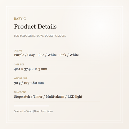 BGD-565SC product specifications and functions
