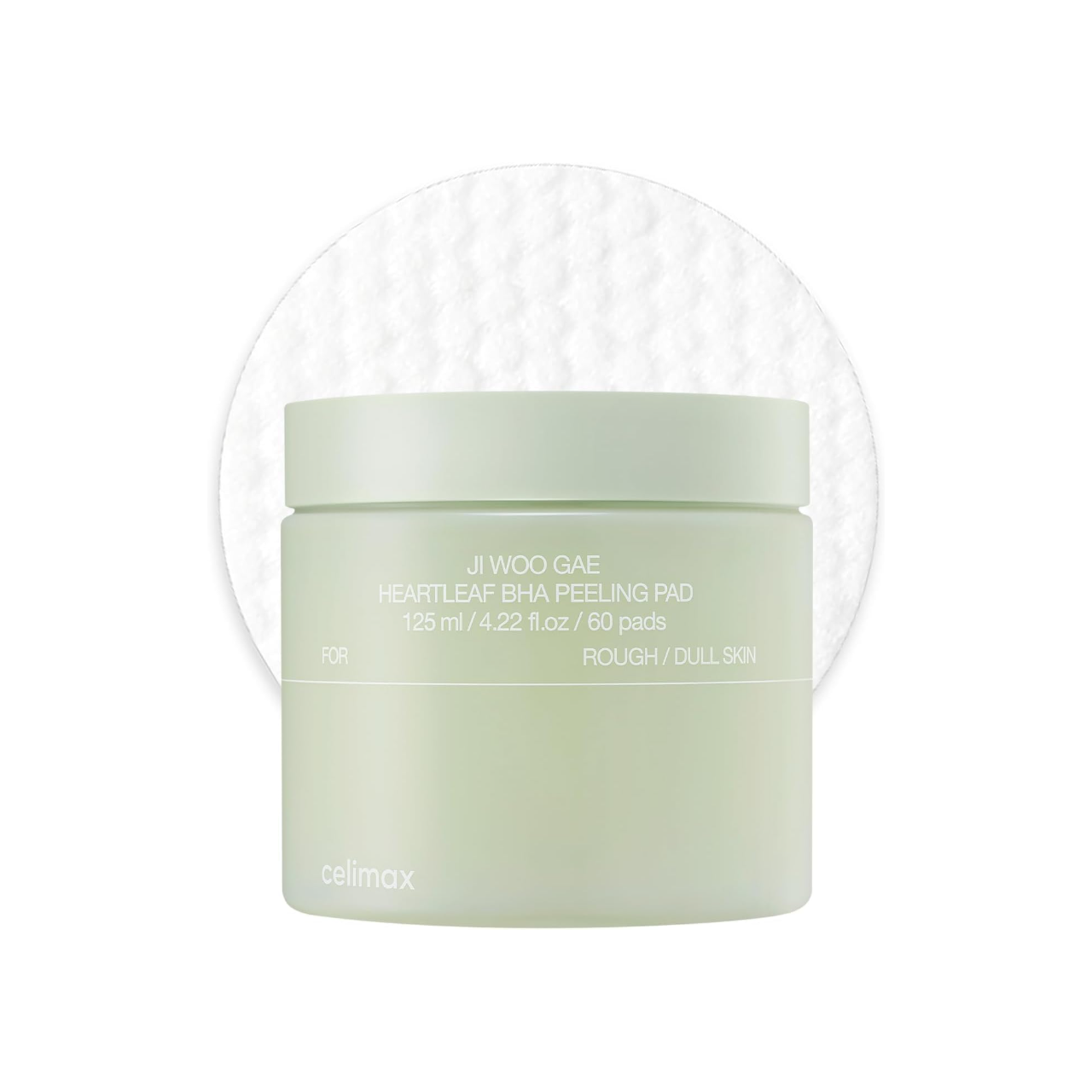 celimax Ji Woo Gae Heartleaf BHA Peeling Pad 60 pads product on white background