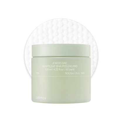 celimax Ji Woo Gae Heartleaf BHA Peeling Pad 60 pads product on white background