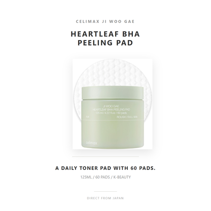 celimax Heartleaf BHA Peeling Pad overview