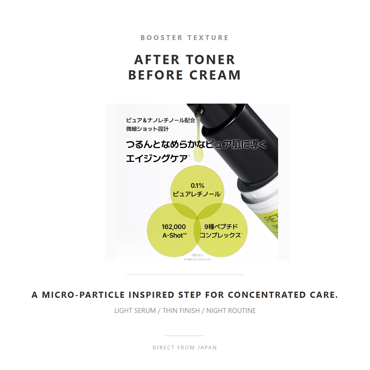 celimax micro-needle inspired booster texture routine