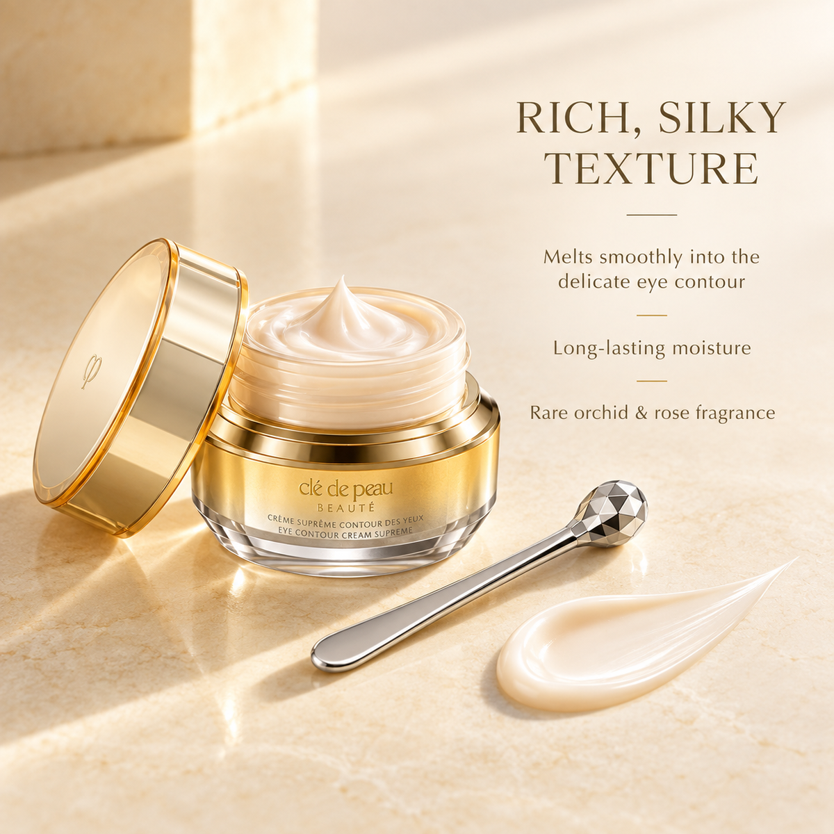 Cle de Peau Beaute Creme Yeux S rich silky texture