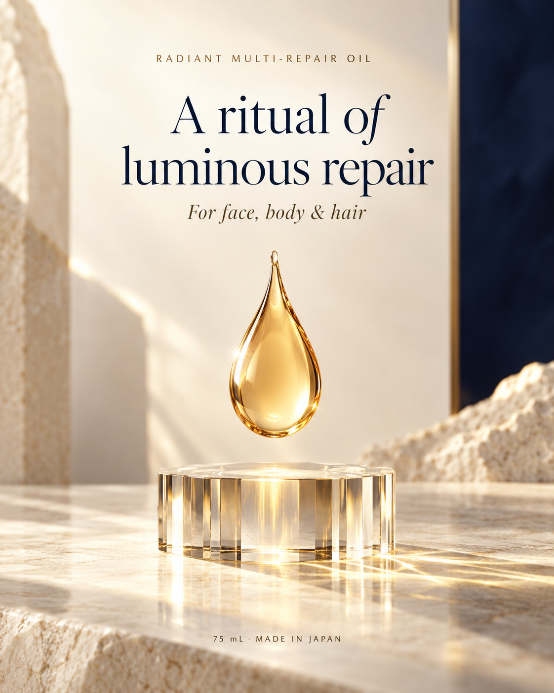 Huile Reparatrice radiant multi-repair oil editorial hero