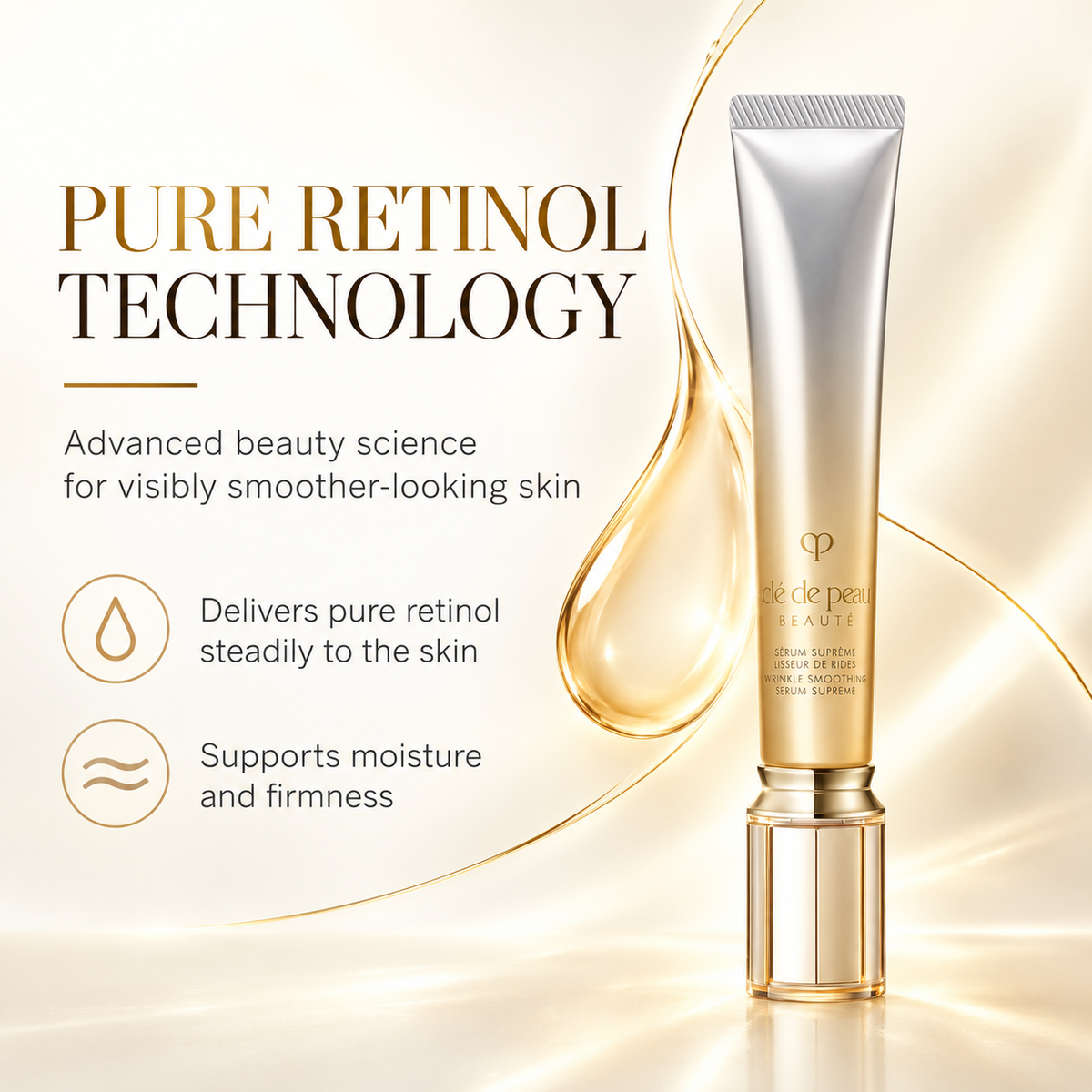 Cle de Peau Beaute Serum Rides S pure retinol technology
