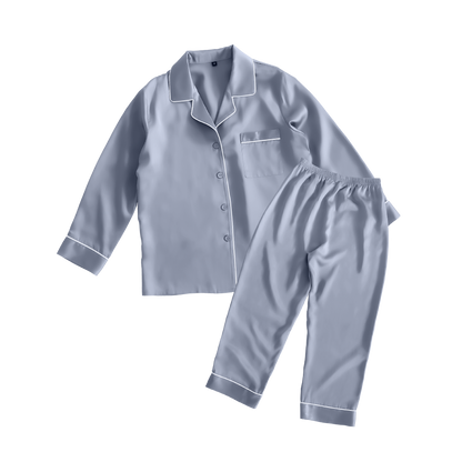 COCOSILK Silk Pajamas Ash Gray